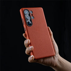 Melkco Bovine Leather Case For Samsung Galaxy S25 Ultra by The Case Factory