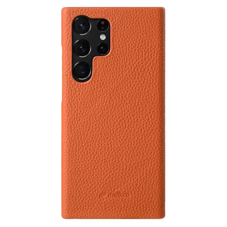 Genuine Bovine Leather Case for Samsung Galaxy S22 Ultra