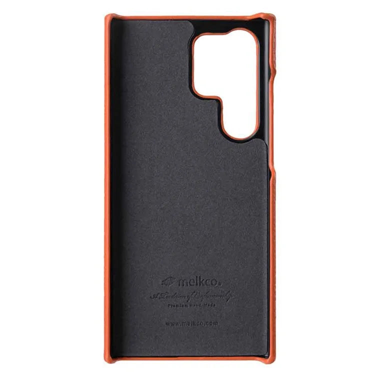 Genuine Bovine Leather Case for Samsung Galaxy S22 Ultra