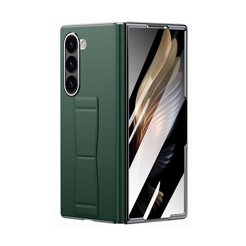 Magnetic Nappa Leather Stand Case for Samsung Galaxy Z Fold