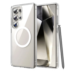 High Quality Magnetic Clear/Matte Protective Case for Samsung S25 Ultra