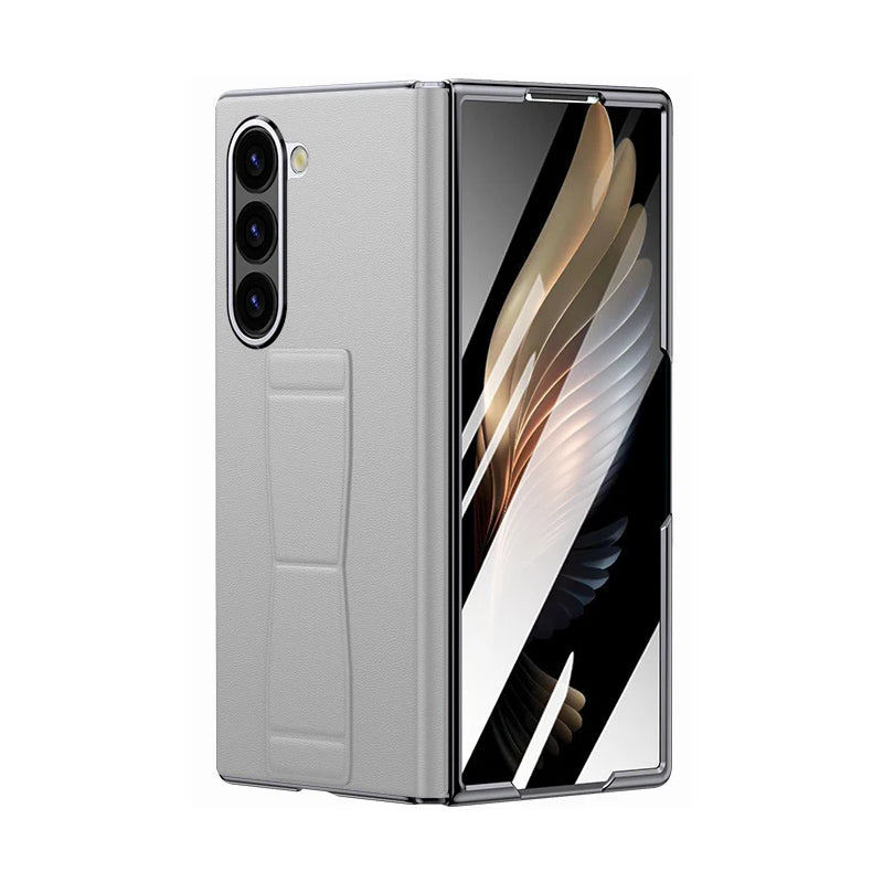 Magnetic Nappa Leather Stand Case for Samsung Galaxy Z Fold