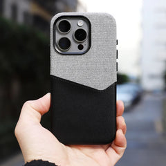 Magnetic Card Holder Leather iPhone Case