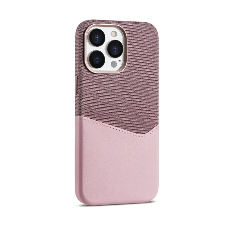 Magnetic Card Holder Leather iPhone Case