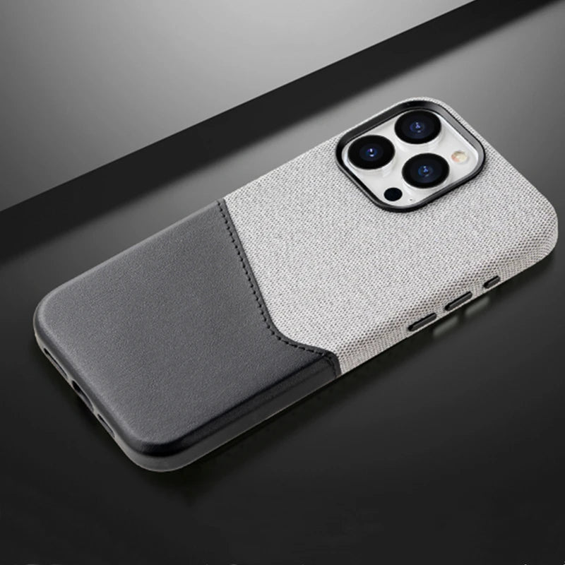 Magnetic Card Holder Leather iPhone Case