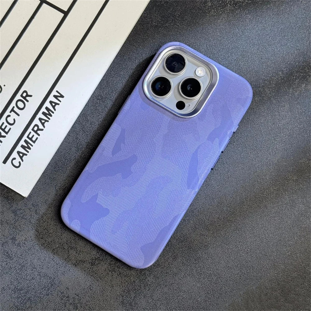 Camouflage Armor Magnetic iPhone Case