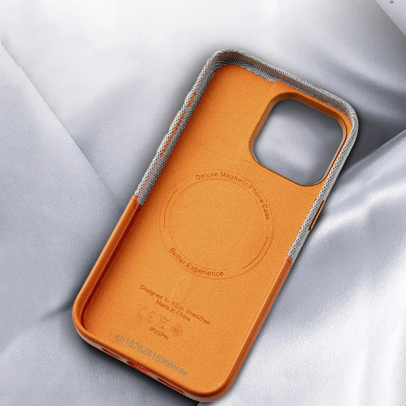 Magnetic Card Holder Leather iPhone Case