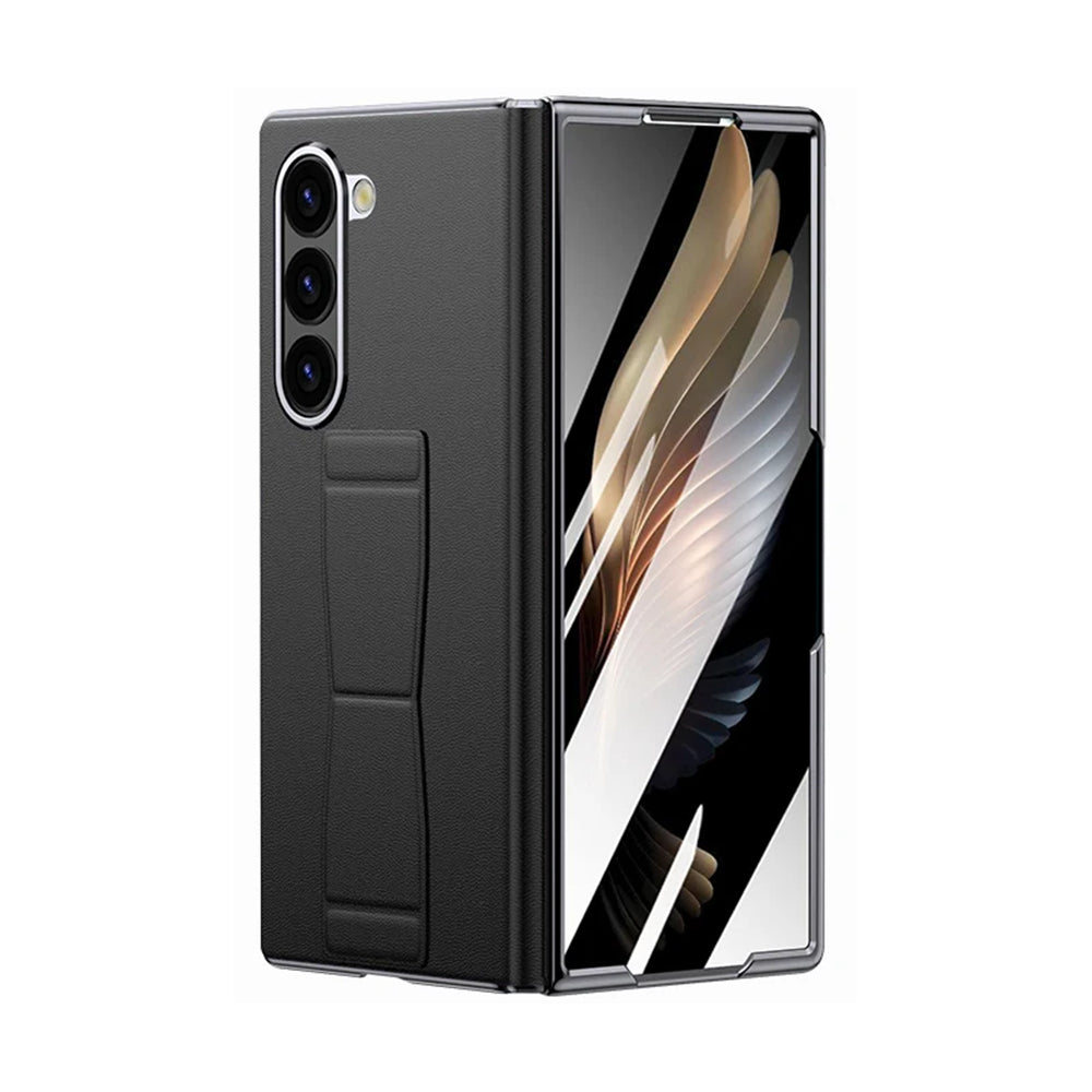 Magnetic Nappa Leather Stand Case for Samsung Galaxy Z Fold