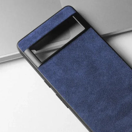 Alcantara Google Pixel Case (Gray Blue)