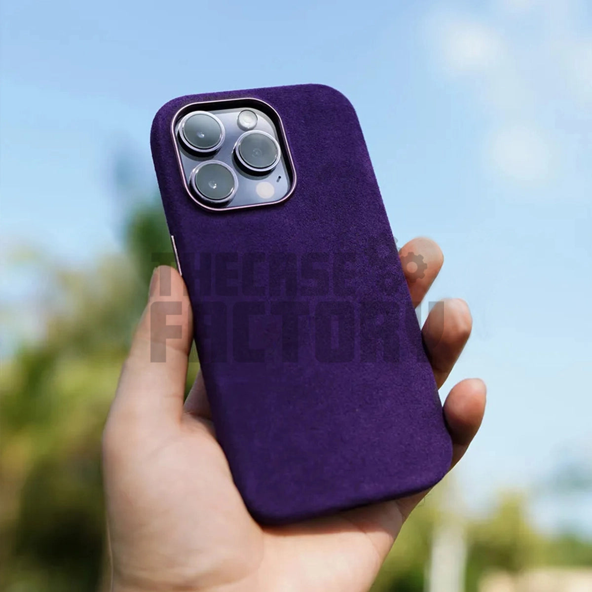 Alcantara Signature iPhone Case (Palm)