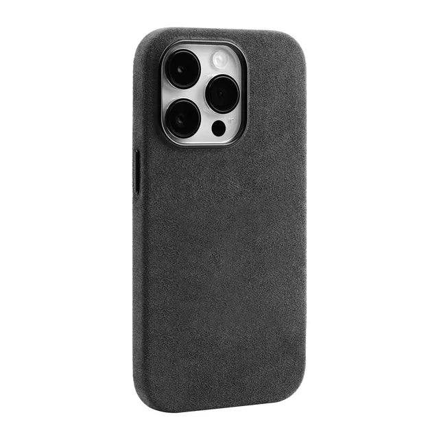 Alcantara Signature iPhone Case (Dark Gray)