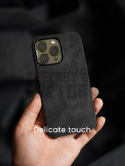 Alcantara Signature iPhone Case (Black)