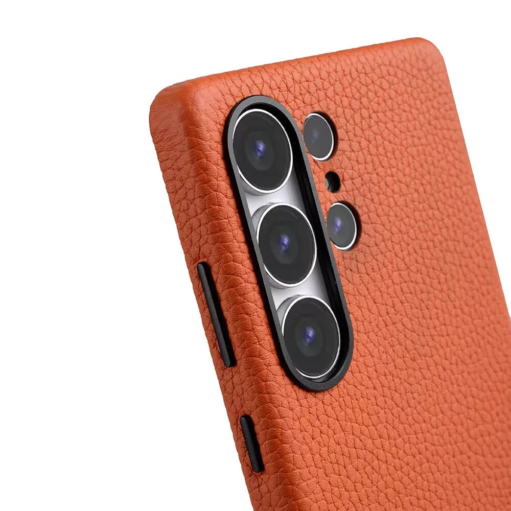 Melkco Bovine Leather Case For Samsung Galaxy S25 Ultra by The Case Factory