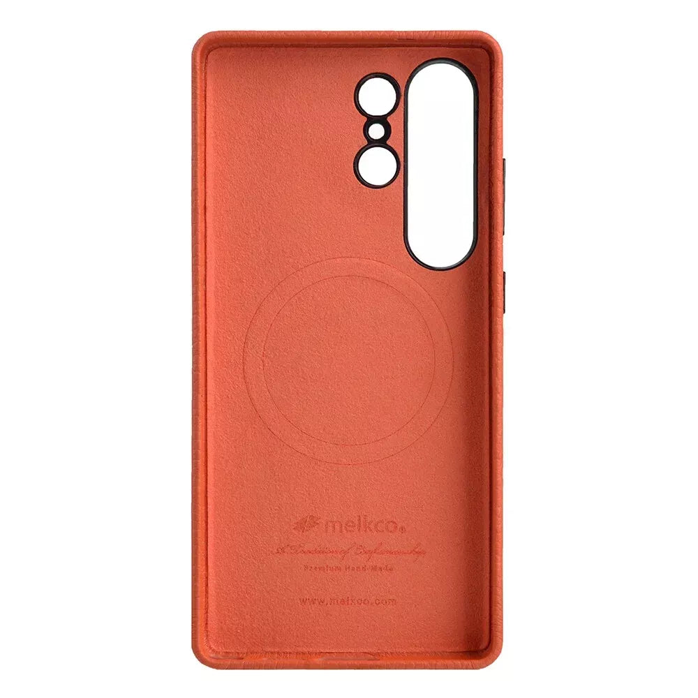 Melkco Bovine Leather Case For Samsung Galaxy S25 Ultra by The Case Factory