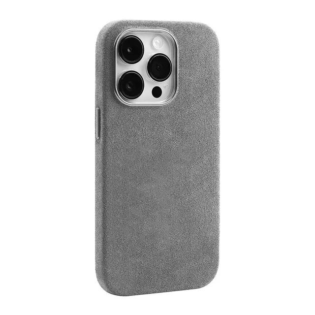 Alcantara Signature iPhone Case (Pale Gray)