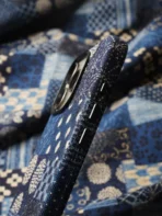 Japanese Sevenberry Cotton Fabric iPhone Case - Image 7