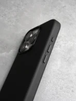Italian Nappa Leather iPhone Case (Black) - Image 9