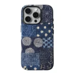 Japanese Sevenberry Cotton Fabric iPhone Case