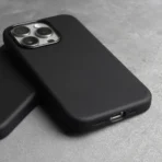 Italian Nappa Leather iPhone Case (Black) - Image 10