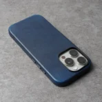 Magnetic Genuine Tanned Cowhide Leather iPhone Case - Image 4