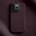Melkco Genuine Bovine Leather iPhone Case - Purple