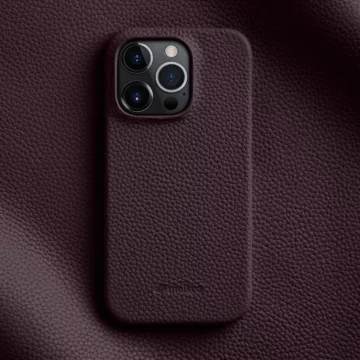 Melkco Genuine Bovine Leather iPhone Case - Purple