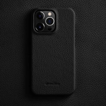 Melkco Genuine Bovine Leather iPhone Case - Black