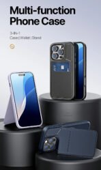Leather Card Slots iPhone Case | RFID Blocking & Kickstand by The Case Factory