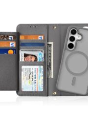 LAWA Detachable Magnetic Leather Wallet Case For Galaxy S25 Series Flip Cover by The Case Factory