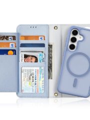 LAWA Detachable Magnetic Leather Wallet Case For Galaxy S25 Series Flip Cover by The Case Factory