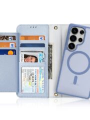 LAWA Detachable Magnetic Leather Wallet Case For Galaxy S25 Series Flip Cover by The Case Factory