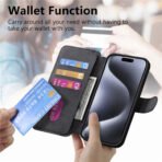 CASENEO Magnetic Detachable 2-in-1 Wallet iPhone Case Leather Cover - Image 7