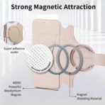 CASENEO Magnetic Detachable 2-in-1 Wallet iPhone Case Leather Cover - RFID Blocking, Built-in Camera Lens Protection - Image 13