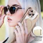 CASENEO Magnetic Detachable 2-in-1 Wallet iPhone Case Leather Cover - RFID Blocking, Built-in Camera Lens Protection - Image 15