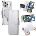 CASENEO Magnetic Detachable 2-in-1 Wallet iPhone Case Leather Cover - RFID Blocking, Built-in Camera Lens Protection - Image 20