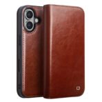Premium Cowhide Leather Wallet Flip iPhone Case by The Case Factory
