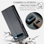 RFID Blocking Card Holder Leather Flip Case For Google Pixel by The Case Factory