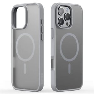 MagSafe Compatible Matte iPhone 16 Series Case Gray by The Case Factory