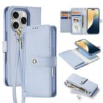 LAWA Detachable Magnetic Leather Wallet Case For iPhone Flip Cover Blue by The Case Factory