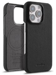 Melkco Bovine Cowhide Leather Case For iPhone 16 Series | MagSafe® Compatible Black by The Case Factory