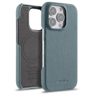 Melkco Bovine Cowhide Leather Case For iPhone 16 Series | MagSafeĀ® Compatible Blue by The Case Factory