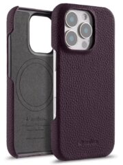 Melkco Bovine Cowhide Leather Case For iPhone 16 Series | MagSafe® Compatible Purple by The Case Factory