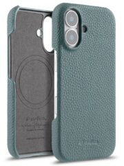 Melkco Bovine Cowhide Leather Case For iPhone 16 Series | MagSafe® Compatible Blue by The Case Factory