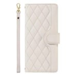 Shoulder & Wrist Strap Rhombus Leather Wallet Case For Google Pixel by The Case Factory