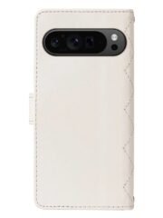 Shoulder & Wrist Strap Rhombus Leather Wallet Case For Google Pixel by The Case Factory