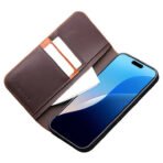 Premium Cowhide Leather Wallet Flip iPhone Case by The Case Factory