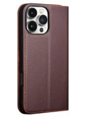 Premium Cowhide Leather Wallet Flip iPhone Case by The Case Factory