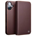 Premium Cowhide Leather Wallet Flip iPhone Case by The Case Factory