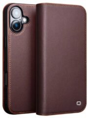 Premium Cowhide Leather Wallet Flip iPhone Case by The Case Factory