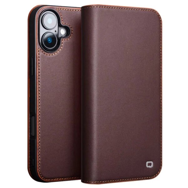 Premium Cowhide Leather Wallet Flip iPhone Case by The Case Factory